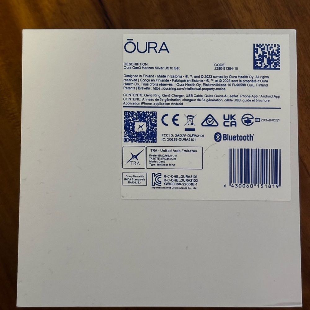 Oura Silver Ring - Picture 4 of 7